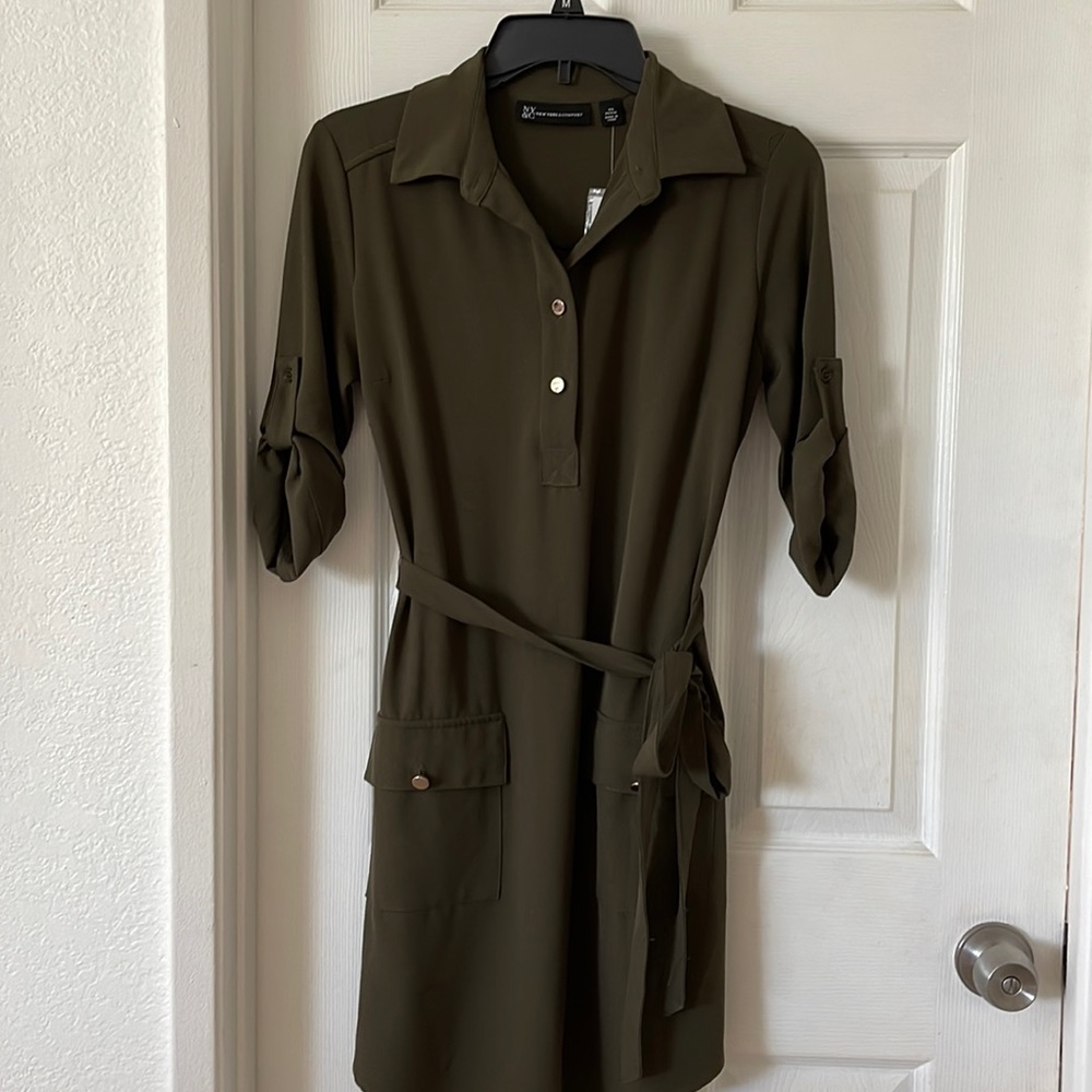 New York & Co. dark green dress - Picture 5 of 5